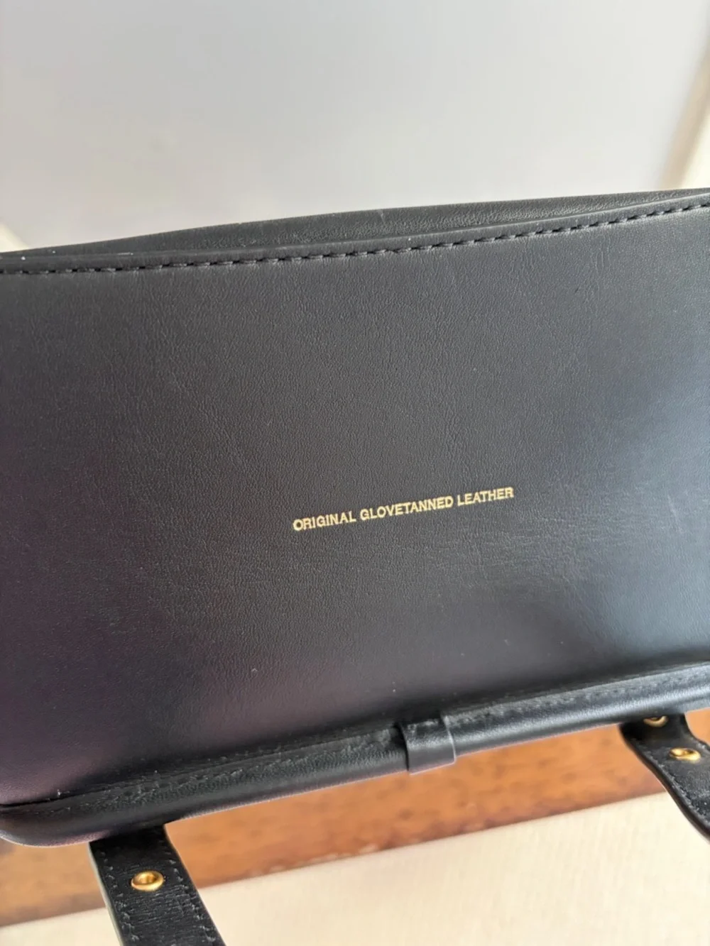 Coach Originals Turnlock Backpack Black Leather Gold Hardware - Picture 7 of 8